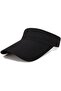 Mesh sun hat dark gray UV adjustable breathable quick-dry.