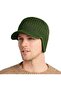 Men's fleece-lined winter hat navy 54-60cm ear pads outdoor. - 4