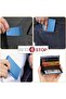 Metal card holder silver RFID 10 slots business. - 5
