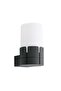 Modern Wall Light Defined 10 Watt Black Aluminum B 2689