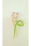 Pearlized Purple Color Lily Flower Design Metal Clasp Buckle 11 cm - Stylish and Durable - 7