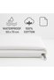 Cotton Water-Resistant Pillow Covers |   Zippered |   Protective Case |   Anti-Allergic |   50X70 cm - 4