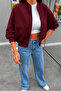 Women's Zippered Casual Comfortable Thick Bomber Jacket Cardigan - 2