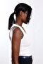 Ecru U-Neck Ribbed Undershirt 0009 - 6