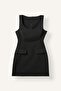 Square Neck Sleeveless Regular Waist Mini Dress I6409Ax26Au
