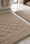 Bathroom Mat Set of 2 |   Machine Washable |   Stain-Resistant Toilet Set 60X100-40X60Cm - 2