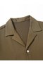 Men Brown Corduroy Shirt and Shorts Set - 3