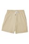 Men's 3-pack white-blue-beige relaxed fit comfortable cut 100% cotton drawstring waist double pocket shorts - 4