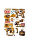 20V Cordless 5-Piece Combo Kit, 405Nm Impact Wrench, 66Nm Drill, SDS Hammer, Grinder & LED