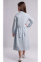 Girls' Midi Length Shirt Dress, Cotton Dress with Scallop Detail, Ages 7-14 - 3