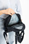 Multi-Compartment Fabric Women's Backpack - Lightweight and Waterproof Casual Mini Backpack - 3