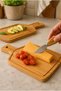 Just Chef 3 Piece Bamboo Serving Set – 23 X 9 X 0.8 cm - 5