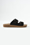 Men's Double Strap Suede Buckle Comfortable Daily Stylish Slippers - 2