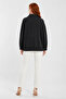 Oversize Black Women's Jacket - 2