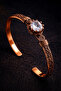 100% Pure Copper White Zircon Stone Women's Bracelet Handmade Adjustable Authentic Premium Design