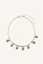 Women's 2-Piece Stone and Star Detailed Necklace Set I4290Axns - 4