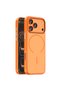 iPhone 18 Pro Compatible Case Magsafe Supported Lora Pc Cover - Orange - T42736