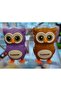 Owl Model Eraser+Sharpener Purple-Brown (2 Pieces) Vy8333595
