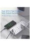 2 Meter MAx 3250W capacity 8 AC ports Power Socket with PD and QC fast charging USB ports. - 5
