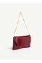 Bordo Shk350 with Chain Strap, Magnetic, 3 Compartments, Women's Evening Dress and Clutch, Hand and Shoulder Bag - 3