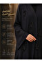Luxurious Black Abaya with Elegant Floral Embroidery – Loose, Flowy Fit with Sophisticated Details - 2