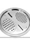 25 cm Stainless Steel Multi-Bowl Grater/ Multi-Purpose Mixing Grater Bowl - 6