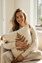 Buldan Handmade Tree Motif Embossed Punch Embroidered Tasseled Cotton Decorative Throw Pillow Cover 42X42 cm - 6