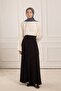 Asymmetrical Linen Skirt Black - 5