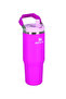 The Iceflow Flip Straw Thermos with Straw Violet Blossom 0.89 Liter - 3