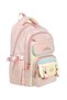 Imported Orthopedic Backpack 26913 Primary School Middle School Bag Pink (with Pen Holder Gift) - 4