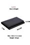 Leather Trifold Card Holder with Magnetic Closure 6 Slots ID Window Photo Window Unisex - 6