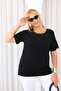 Plus Size Blouse with Leaf Embroidery Detail - 6
