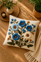 Digital Printed Decorative Throw Pillow Cover 43X43 cm – Modern Patterned Linen Texture - 2