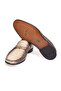 Beige Color Laceless Genuine Leather Leather Sole Men's Shoes - 3