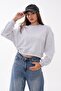 Women's Oversize Short Sweatshirt 265122 - - 4