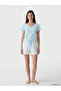 Esvab • Modern & Distinctive Zero Roba Collar Women's Shorts Pajama Set - 2