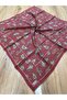 Marella Mulberry Silk Patterned Scarf- Classic Silk Scarf with Shawl Pattern - 3