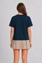 Dynamic Kiwi Graphic T-Shirt Print - Navy Blue - 4