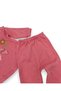 Baby Girl Seasonal Heart Flower Embroidered Ruffle 3-6-9-12 Months 2 Thread Top and Bottom Two-Piece Baby Set - 5