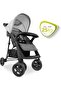 Shopper Neo 2 Pushchair, Grey - Lightweight Travel Stroller (only 7.9kg), Compact & One Hand Folding, with Raincover | Lightweight buggy with 5-point harness, one hand fold, removable bumper bar - 2