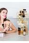 Makeup Organizer 3 Tier 360° Rotating Cosmetic Desk Storage Perfume Display Case Cosmetic Holder - 8