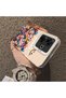 Redmi 13 Compatible Silicone Edge Hard Back Case Couple Phone Case with Floral Pattern - 4