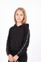 3-Piece Girls' Hooded Sweatshirt with Kangaroo Pockets and Stripe Detail - 3