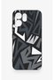 Oppo Reno 14F Compatible Geometric Block Pattern Silicone Case