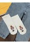Teddy Bear Printed Socks, Long Sleeve Sweatshirt, Lycra Jeans, Elastic Waist, Seasonal 3-Piece Baby Boy Set - 5