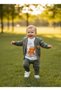 Tiger Embroidered 3-Piece Baby Boy Set Cardigan T-Shirt Trousers - 5