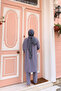 Giy-Çık Comfortable Oversize Bat Sleeve Elif Suit-Grey - 5