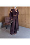 Extra Lycra 3-Piece Cardigan Wide Leg Suit Black - 3
