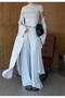 Extra Lycra 3-Piece Cardigan Wide Leg Suit Black - 4