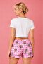 2-Piece Women's Patterned Shorts Pajama Bottoms Elastic Waist Comfortable Fit Single Bottom (2 Pcs) - 8